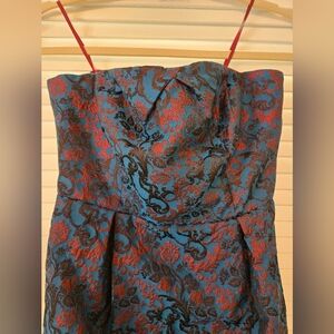 Anthropologie Sz 6 Leifnotes has Pockets Strapless/ Removable Straps Dress